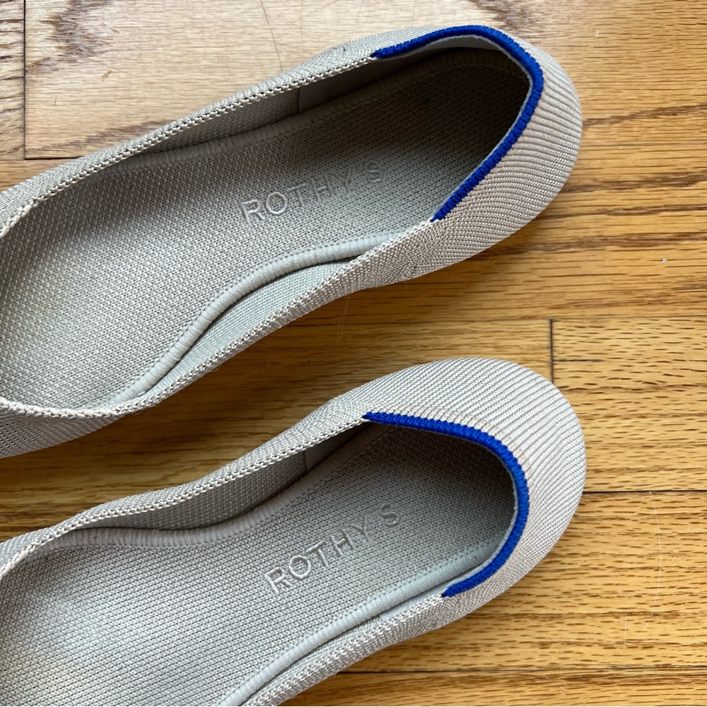 Rothy’s The Point Flats In Ecru - image 3